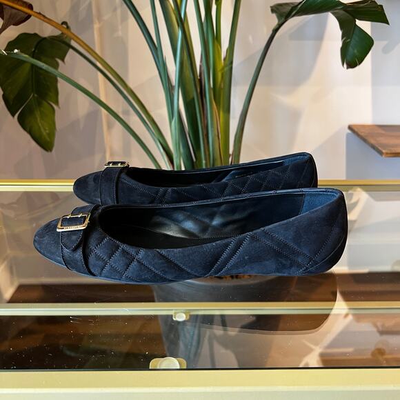 BURBERRY House Check Avonwick Quilted Ballerina Flats SZ 42 - Picture 4 of 10